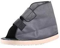 Oncefirst Med-Surg Post-Op Medical Surgical Shoe Open Toe Cast Boot Orthopedic Support Brace for Broken Bone Black 3 MM