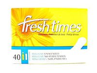 (2 pack) Freshtimes pantiliner 40 count