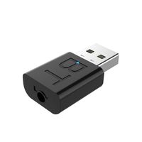 Brianer Bluetooth Adapter, 5.0 Audio Transmitter Receiver, Mini Wireless Network WiFi Dongle USB Adapter for TV PC Car Speaker Laptop