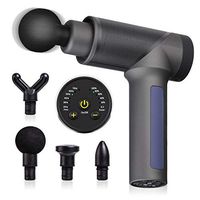 Muscle Massage Gun, Deep Tissue Massager for Athletes, Percussion Fascia Massager Gun with 4 Heads for Muscle Relaxation