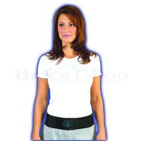 Med Spec Back-n-Black Sacroiliac (SI) Belt with Plush Lining, Medium