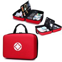 F&W WF First Aid Kit-Car Medical First Aid Kit Waterproof Portable Multifunctional Outdoor Medical Emergency Kit (Color : Red)