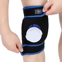 Ice Knee Wrap, Knee Support Brace with Reusable Ice Pack for Hot Cold Therapy, Compression Ice Wrap for Arm, Elbow, Wrist, Knee, Calf, Joint Pain Relief and Promote Recovery