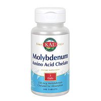 Kal 250 Mcg Molybdenum Chelated Tablets, 100 Count