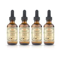 SVASTHYA BODY & MIND Liquid L-Theanine - Natural Form of Stress Relief That Reduces Anexiety & Improves Concentration - Alcohol Free, Made in The USA, Kosher, Suntheanine-GMP, 2 oz - 4 Pack