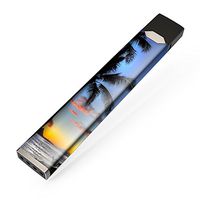 Skin Decal Vinyl Wrap for JUUL Vape Skins Stickers Cover / Paradise Sunset Palm Trees