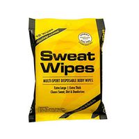 Body Wipes to Clean Sweat, Dirt, & Deodorize - 12 XL Package Travel Wipes For Rinse Free Shower