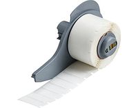 Brady M71-16-498 Repositionable Vinyl Cloth BMP71 Labels , White (500 Labels per Roll, 1 Roll per Package)