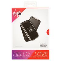 Virgin Mobile Alcatel Onetouch Speakeasy Cellphone - Black