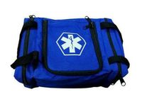 First Aid Responder EMS Emergency Medical Trauma Bag EMT, Fire Fighter, Police Officer, Paramedics, Nurse (Blue)