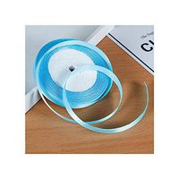 22Meters/Roll 12Mm Silk Satin Ribbons Baby Shower Birthday Party Wedding Engagement Christmas Halloween Gift Wrapping Ribbon,Sky Blue