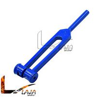 LAJA Imports 1 Piece Tuning Fork Blue Color C256 Chakra Chiropractic Instruments
