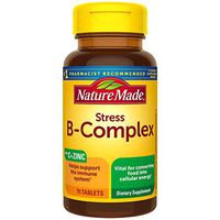 Nature Made Stress B-Complex with Vitamin C and Zinc Tablets, 75 Count (Packaging May Vary)