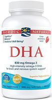 Nordic Naturals DHA Omega-3 - Brain and Nervous System Support Supplement, Strawberry Flavored, 180 Soft Gels