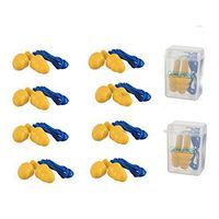 10 Pcs Soft Silicone Ear Plug Reusable Hearing Protection Earplug with Corded
