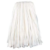 Boardwalk BW2024 Nonwoven Cut End Edge Mop, Rayon/Polyester, 24, White, 12/Carton