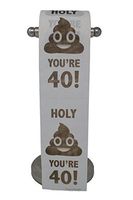 Happy 40th Birthday Toilet Paper Prank Funny Gag Gift