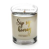 LUNA CANDLE CO. Sip Sip Hooray - Peach Bellini Scented Luxurious Candles - 11 Oz