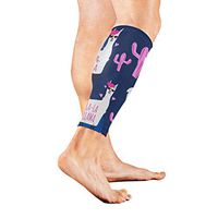 Calf Guard Sleeves Cute White Alpaca Sports Calves Guards Sleeves for Running, Basketball, Baseball, Football