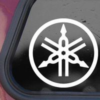 So Cool - YAMAHA Atv R1 R6 - Vinyl 4" wide (Color: WHITE) decal laptop tablet skateboard car windows stickers