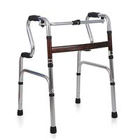 Jonigo Auxiliary Walker for The Elderly Aluminum Alloy Patient Walker Adjustable Armrest Frame Four Corner Cane Walker