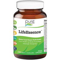 Pure Essence Labs LifeEssence Multivitamin for Women and Men - Natural Herbal Supplement with Vitamin D, D3, B12, Biotin - 240 Tablets