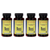 Swanson Noni 500 Milligrams 60 Capsules (4 Pack)