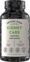 Crystal Star - Kidney Care - Helps Body Prevent Kidney Stones from Forming- 60 Vegetarian Capsules - previously named Stone Defense