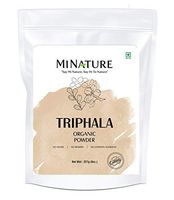 mi nature Organic USDA Certified Triphala Powder Powerfully Supports Healthy Digestion and Promotes Absorption. Balancing Formula for Detoxification, Pure, Natural (227g) - Resealable Zip Lock Pouch