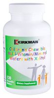 Kirkman Children's Chewable Multi-Vitamin/Mineral Wafers with Xylitol | 120 Wafers