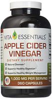 Vita Essentials Apple Cider Vinegar 1000 Mg Per Serving Capsules, 360 Count