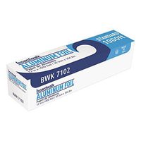 Boardwalk 7102 Aluminum Foil, Standard, 12" x 1000ft, 14 Micron,  Roll