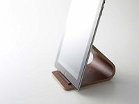 YAMAZAKI home 7326 Rin Plywood Tablet Stand, Brown