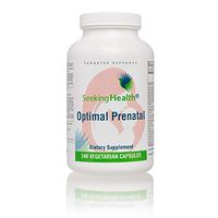 Seeking Health | Optimal Prenatal | Prenatal Vitamins for Women | 240 Vegetarian Prenatal Vitamins