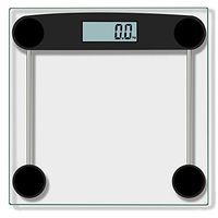 Basde Digital Body Weight Bathroom Scale with Step-On Technology Large LCD Backlight Display， Consistent Accurate Reading, Non-Slip Matte Wide Platform,50KG/330 Pounds (Black)