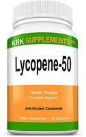 1 Bottle Lycopene 50mg 90 Capsules KRK Supplements