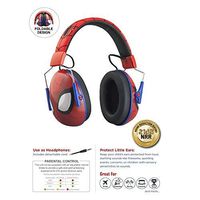 Spiderman Kids Ear Protectors Earmuffs Toddler Ear Protection and Headphones 2 in 1 Noise Reduction and Headphones for Kids Ultra Lightweight Adjustable Safe Sound Great for Concerts, Shows, and More
