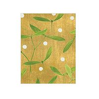 Caspari Mistletoe Gift Enclosure Cards, 20 with Envelopes