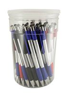 50-Pc Screencleaner Ballpoint/Stylus Pens Tub