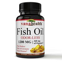 Pure Potency Fish Oil 1200 MG, Odor-Less, Burp-Less, High-Intensity 360 MG of Omega-3, Pharmaceutical Grade Fish Oil - Free of Heavy Metals
