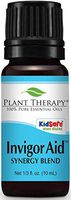 Plant Therapy Invigor-Aid Synergy Essential Oil Blend. 100% Pure, Undiluted, Therapeutic Grade. Blend of: Sandalwood, Black Pepper and Lemon. 10 ml (1/3 oz).