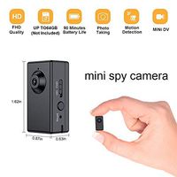 Mini Hidden Security Camera,Feipule HD 1080P Video Recorder Tiny Spy Camera with Motion Detection,Loop Recording,90 Minutes Standby Time Perfect Indoor Covert Nanny Camera for Home and Office