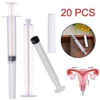 Disposable Vaginal Applicators Lube Tube Personal Lubricant Applicator Syringe Shooter Launcher Health Care Aid Tools (A 20 PCS)