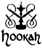 Hookah - Sticker Graphic - Auto, Wall, Laptop, Cell, Truck Sticker for Windows, Cars, Trucks
