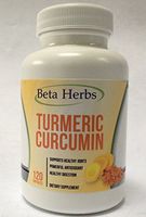 Pure Turmeric Curcumin 1000mg with BioPerine to enahnce bioavailibity of Turmeric - 120 Capsules: Powerful Anti-oxidant and Anti-inflammatory for Joint Pain Relief.