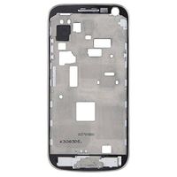 JUNXI Phone case Phone Cover LCD Middle Board with Button Cable, for Galaxy S4 Mini / i9195(White) Highly Recommended (Color : Black)