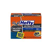Hefty Ultra Stong 33 Gallon Trash Bags (90 ct.) - Trash Bags (2 Pack(90 Count))
