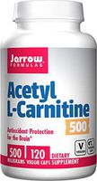 Jarrow Formulas Acetyl L-Carnitine 500 mg, Supports Antioxidant Protection for The Brain, 120 Caps