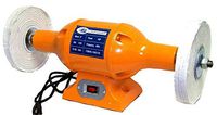 Lotus Analin 8" LONG SHAFTS 1HP H D TOP BENCH BUFFER POLISHER GRINDER CLEANER BENCH-TOP