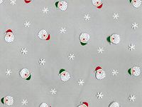Christmas Cellophane Gift Wrap - 40" x 100' - Santa Wishes